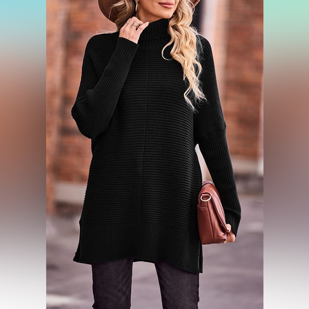 Brand new- woman’s oversized turtleneck sweater.